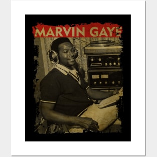 TEXTURE ART-Marvin Gaye - RETRO STYLE 1 Posters and Art